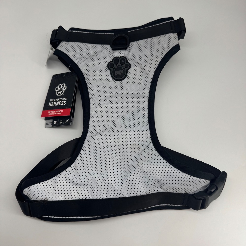 Canada Pooch The Everything Harness - Reflective Mesh Gray/Black - Size XL NWT
